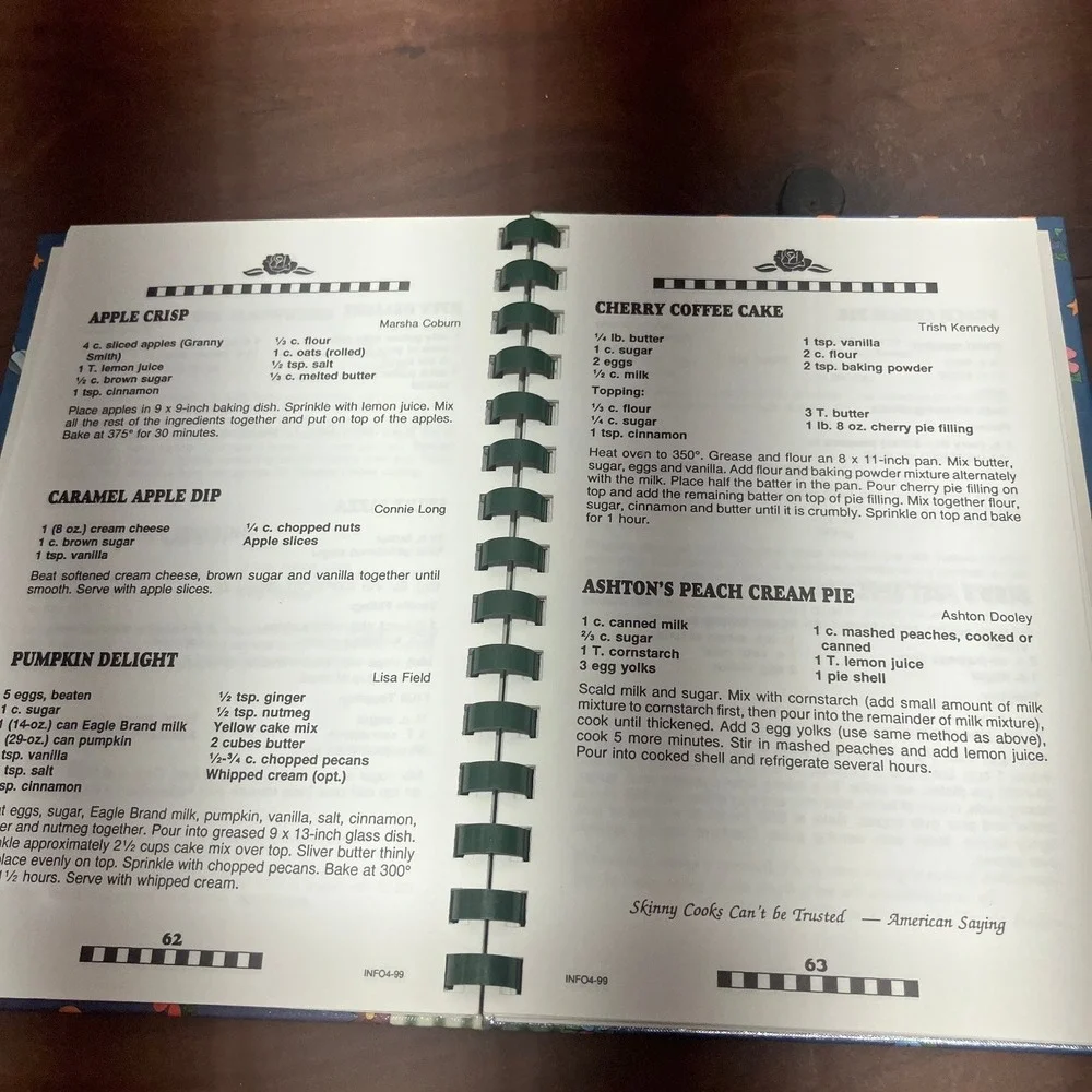 Grade A Recipes St. Thomas Elementary 1999 Cookbook Morris Press Sample